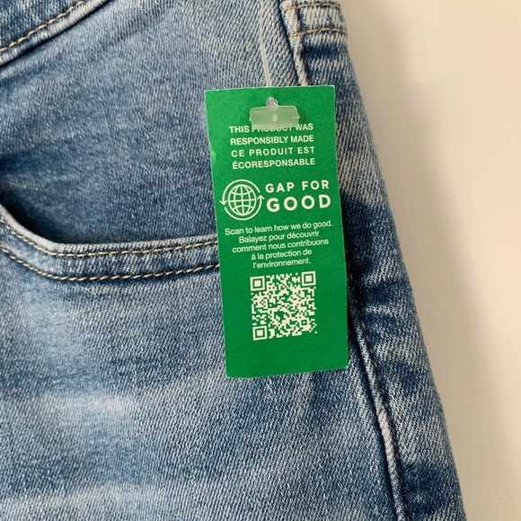 GAP 28/6 Light wash classic straight jeans - Picture 6 of 6